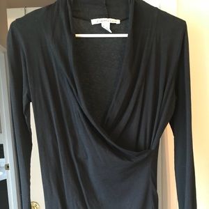 Kenneth Cole black long sleeved shirt (Sm)